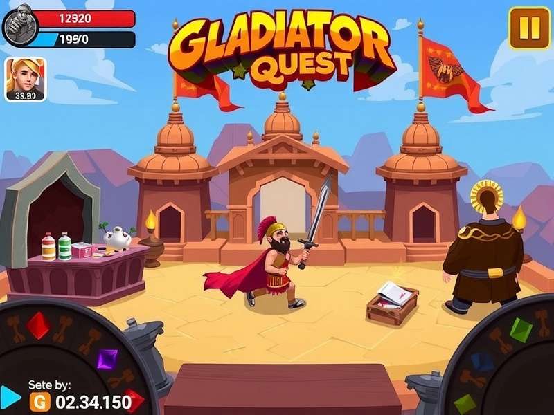 Gladiator Quest Mobile Game Screenshot